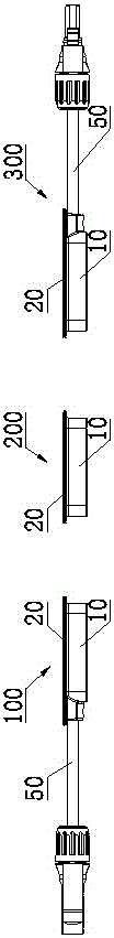 Super-narrow split bypass module photovoltaic junction box