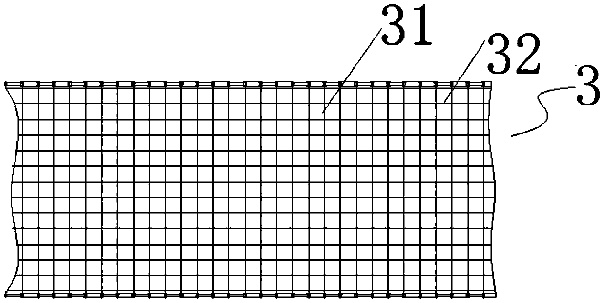 Automatic cleaning device for filtering net of settling machine