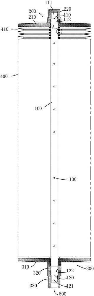 MBR (membrane bioreactor) membrane module and MBR membrane element