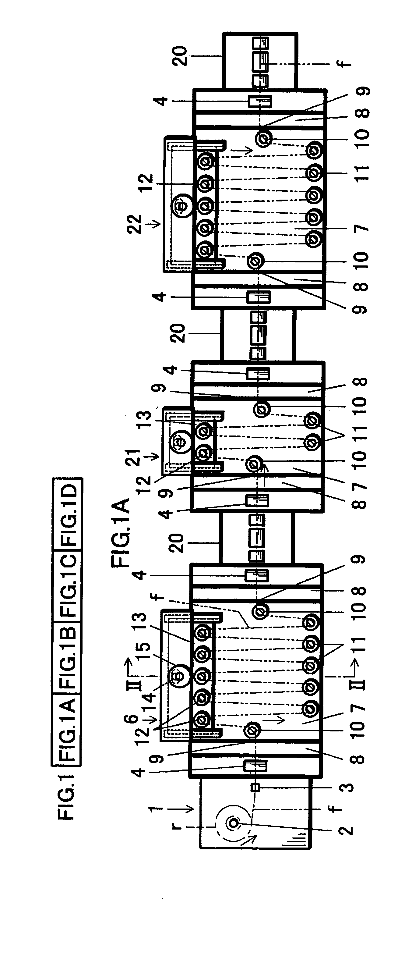 Continuous plating method of filament bundle and apparatus therefor