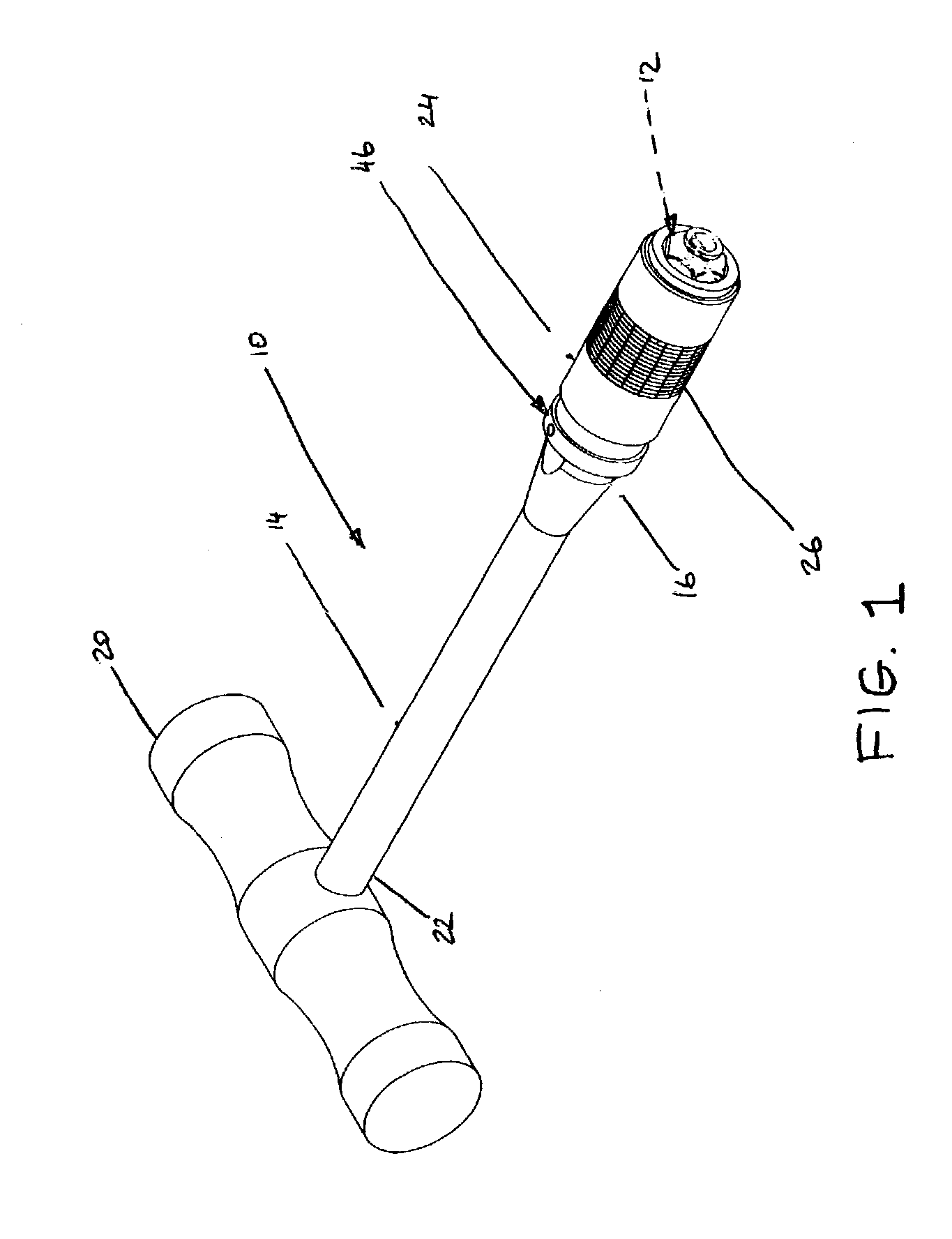 Hand-held instrument holder for surgical use