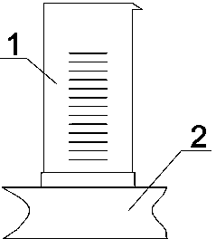 Measuring cylinder with variable capacity