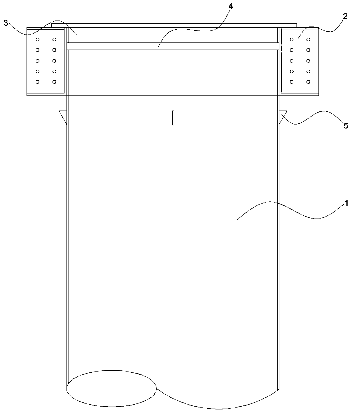 Support disassembling device of steel pipe pile