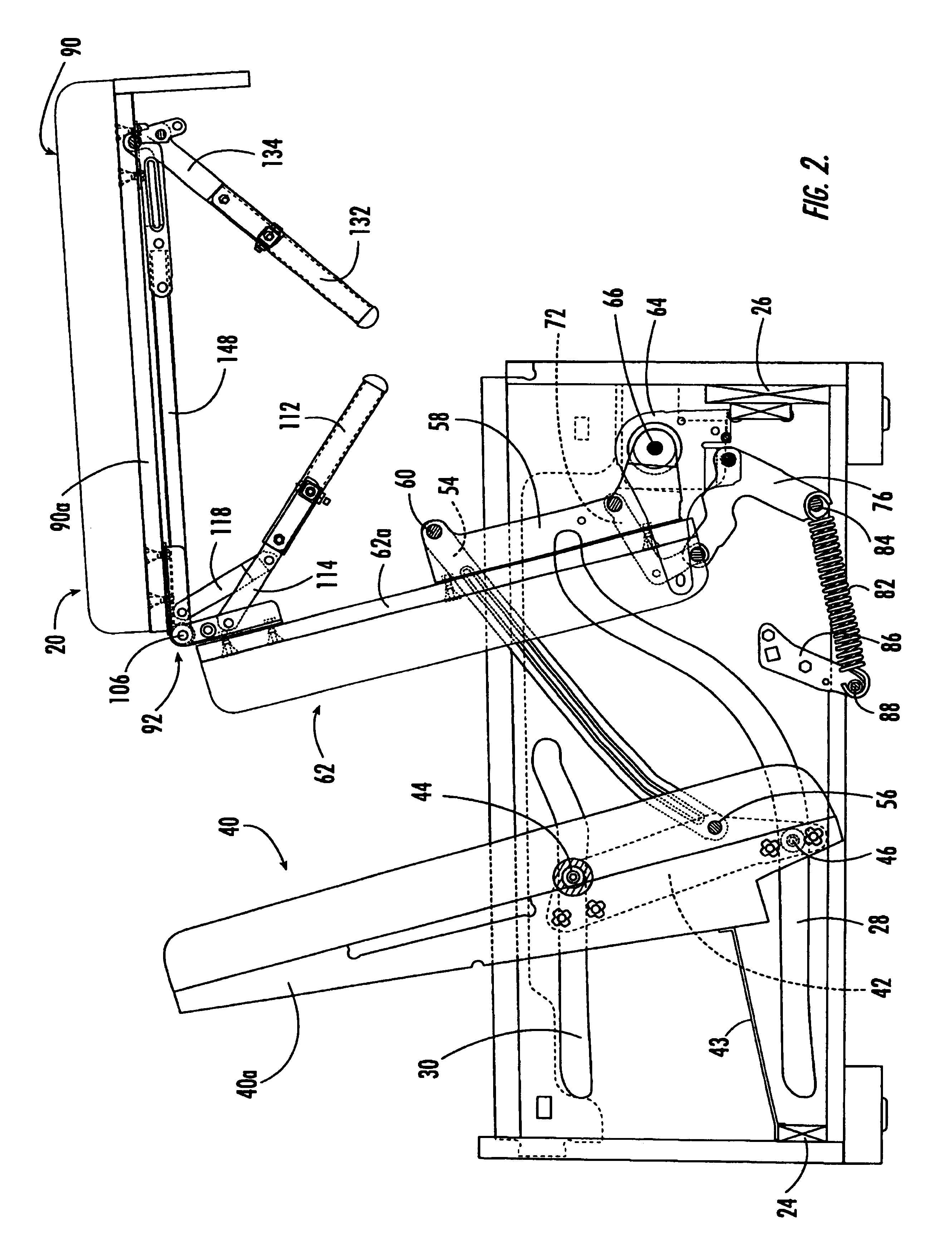 Convertible sofa-bed