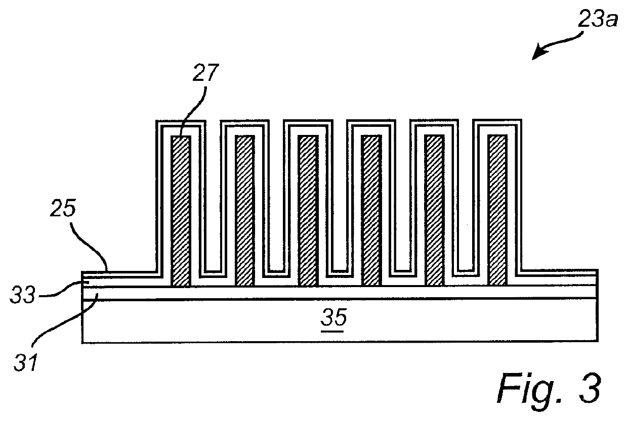 Energy storing interposer device and manufacturing method