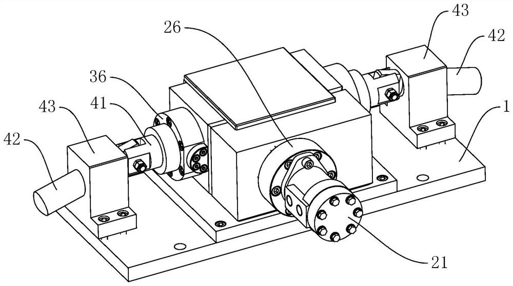 Hydraulic automatic centering, positioning and clamping device