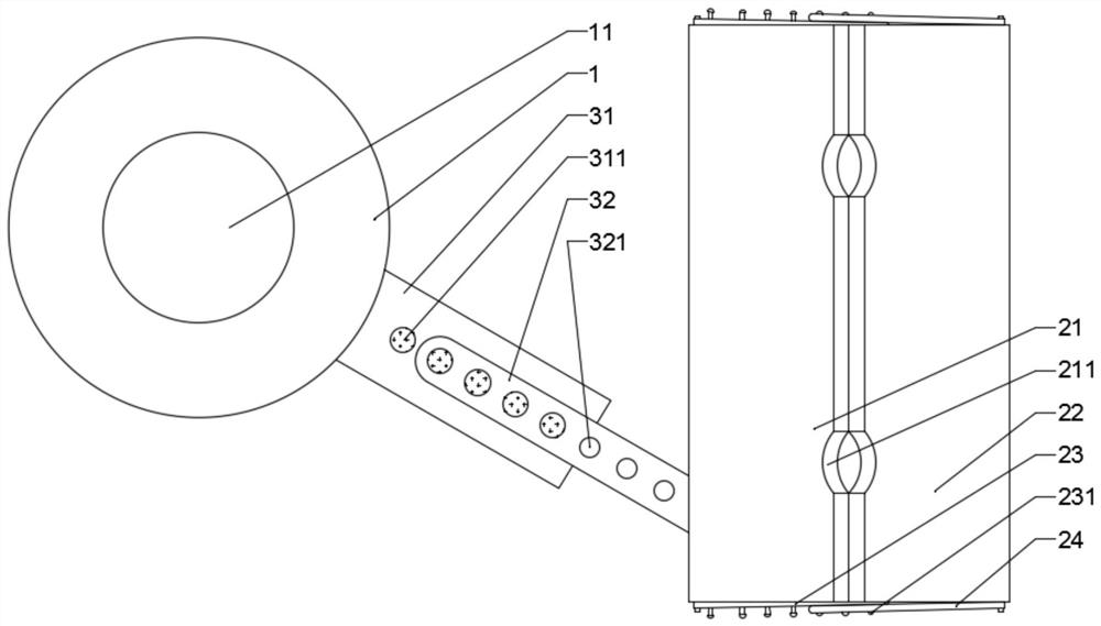 A head and ventilator pipeline fixer