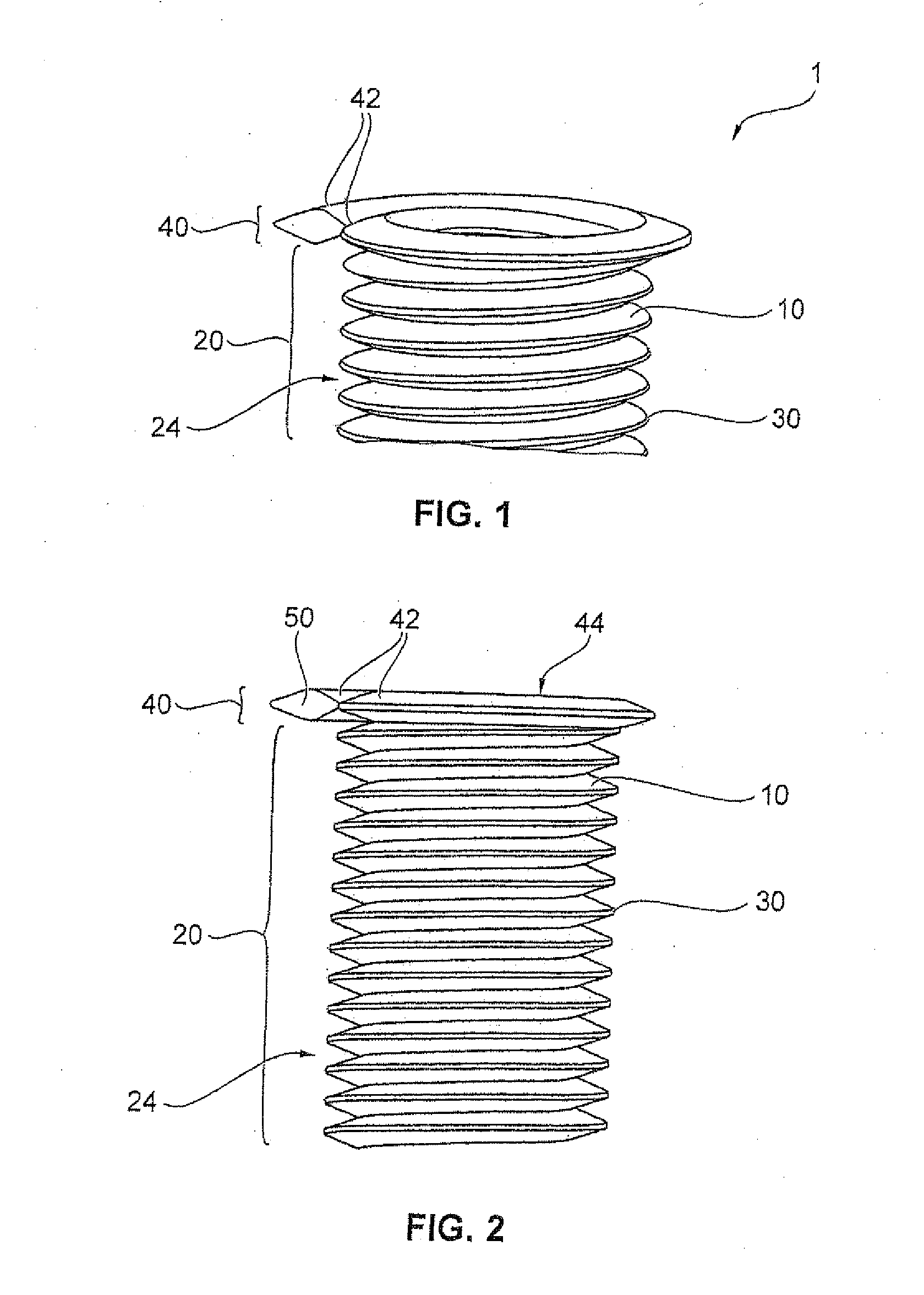 Moldable wire thread insert, method for its production, component with a moldable wire thread insert as well as a method for its production