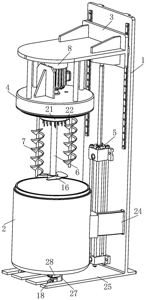 Lithium battery cell slurry stirring equipment