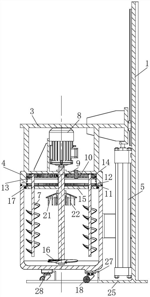 Lithium battery cell slurry stirring equipment