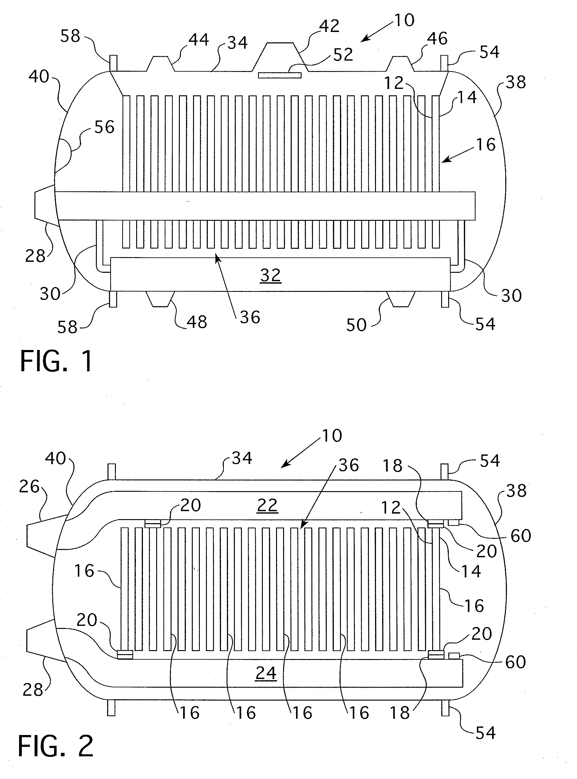 Modular plate and shell heat exchanger