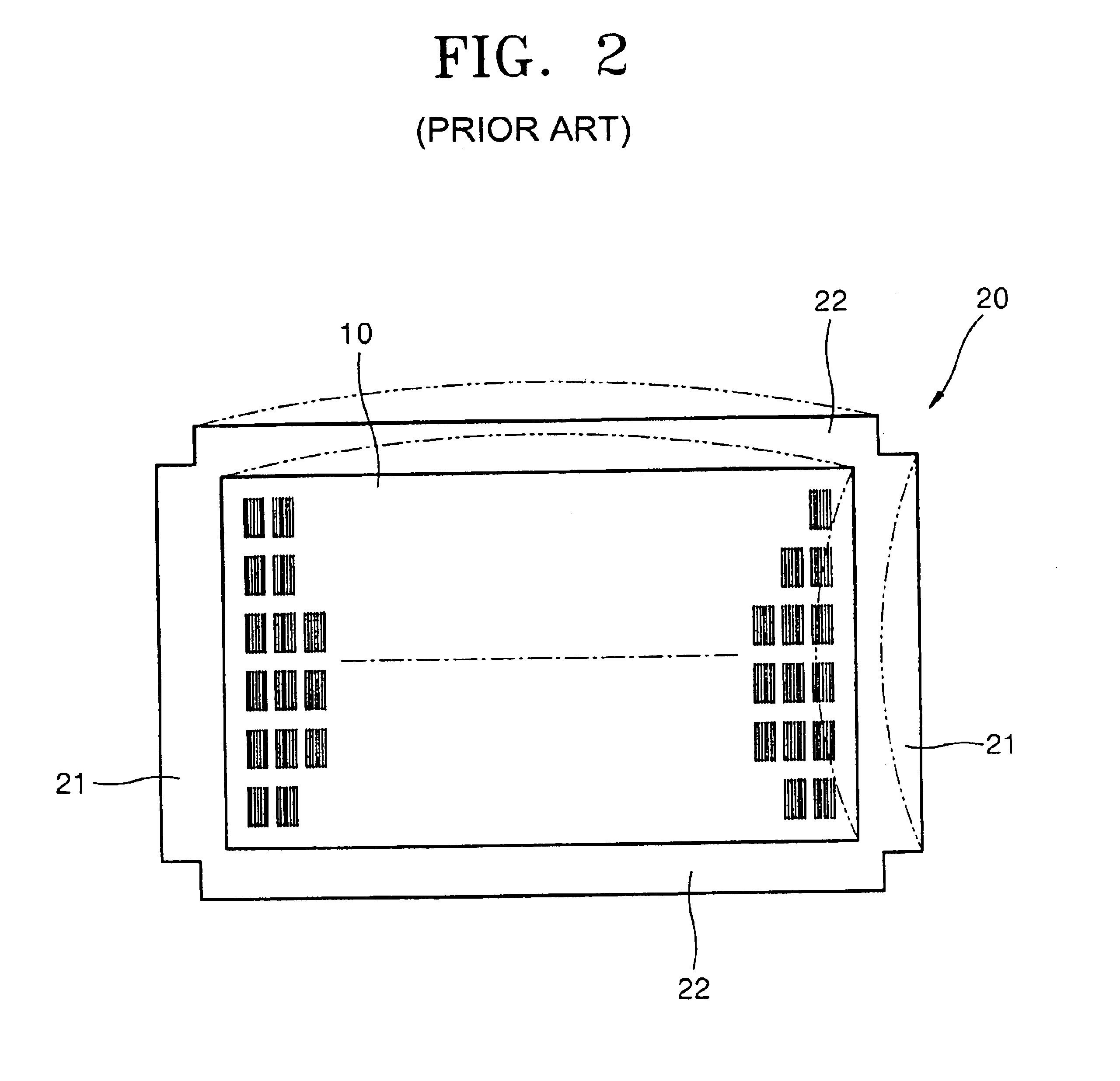Tension mask assembly for use in vacuum deposition of thin film of organic electroluminescent device