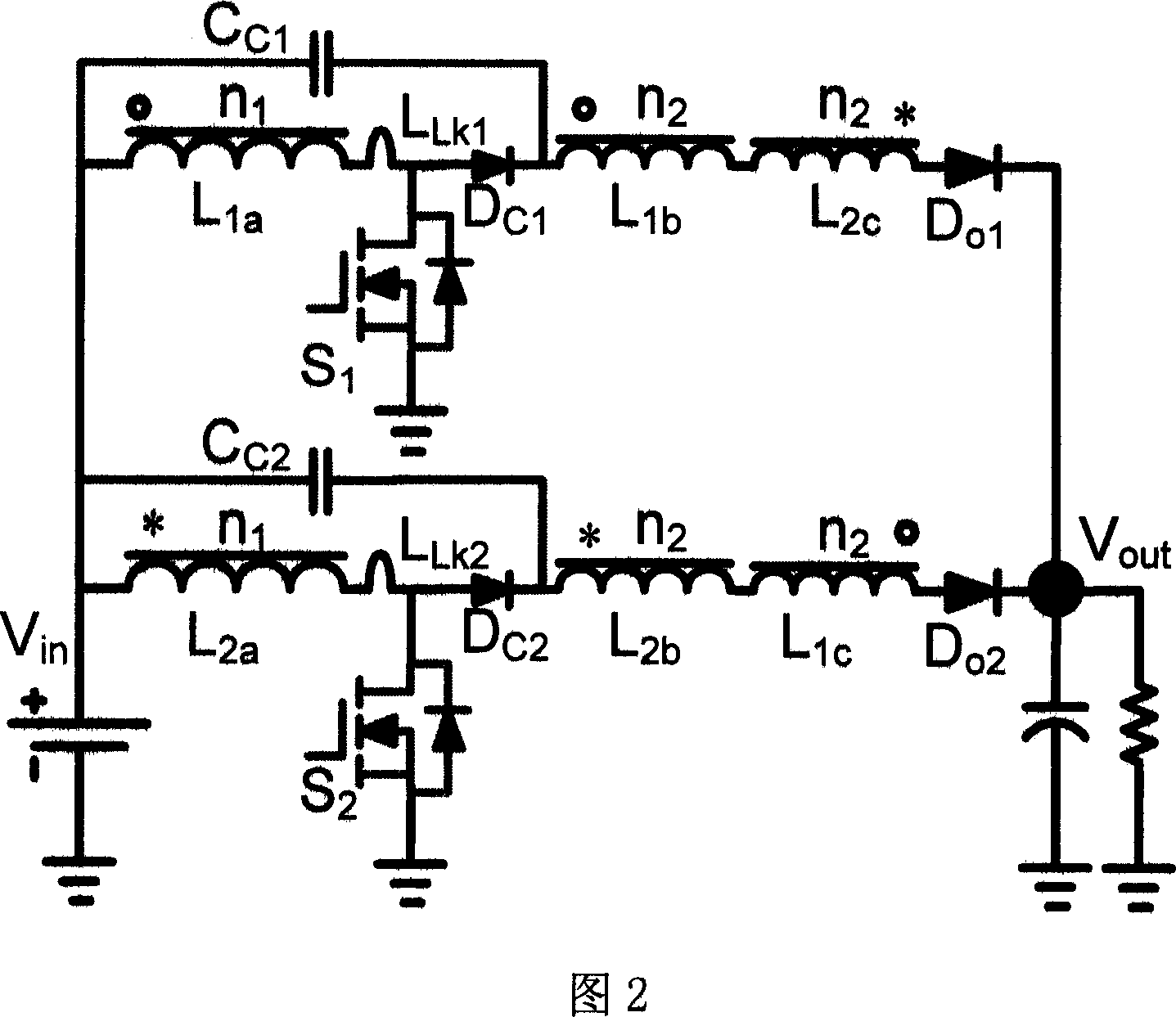 Passive clamping soft switch high gain boost interleaved parallel converter