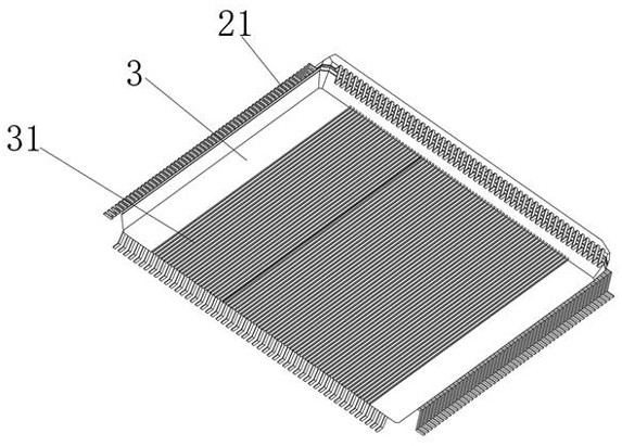 A high-precision integrated circuit chip packaging device and its packaging process
