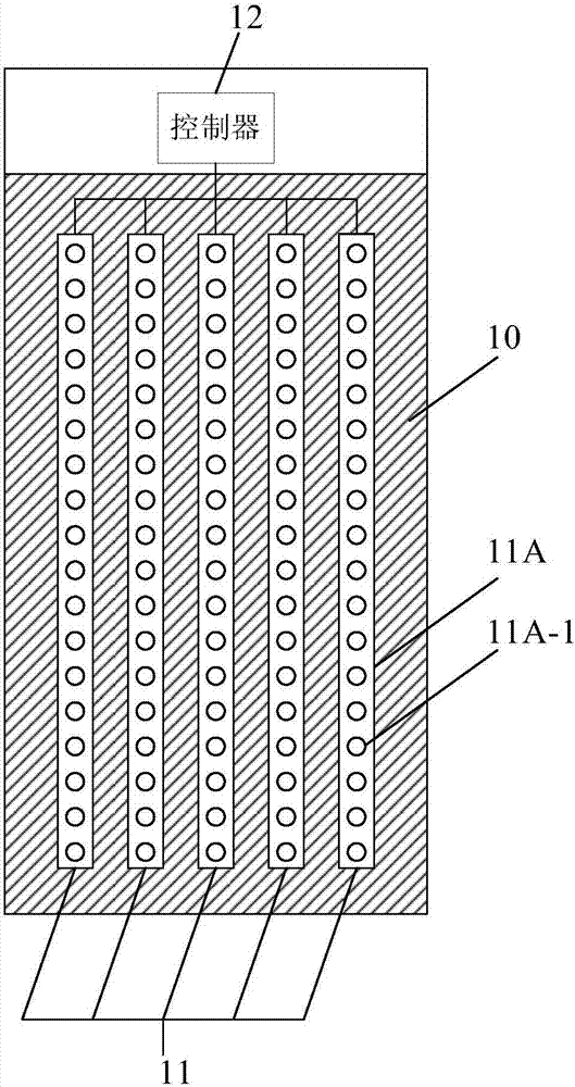 Intelligent yoga mat of distributed type flexible textile electrode and control method