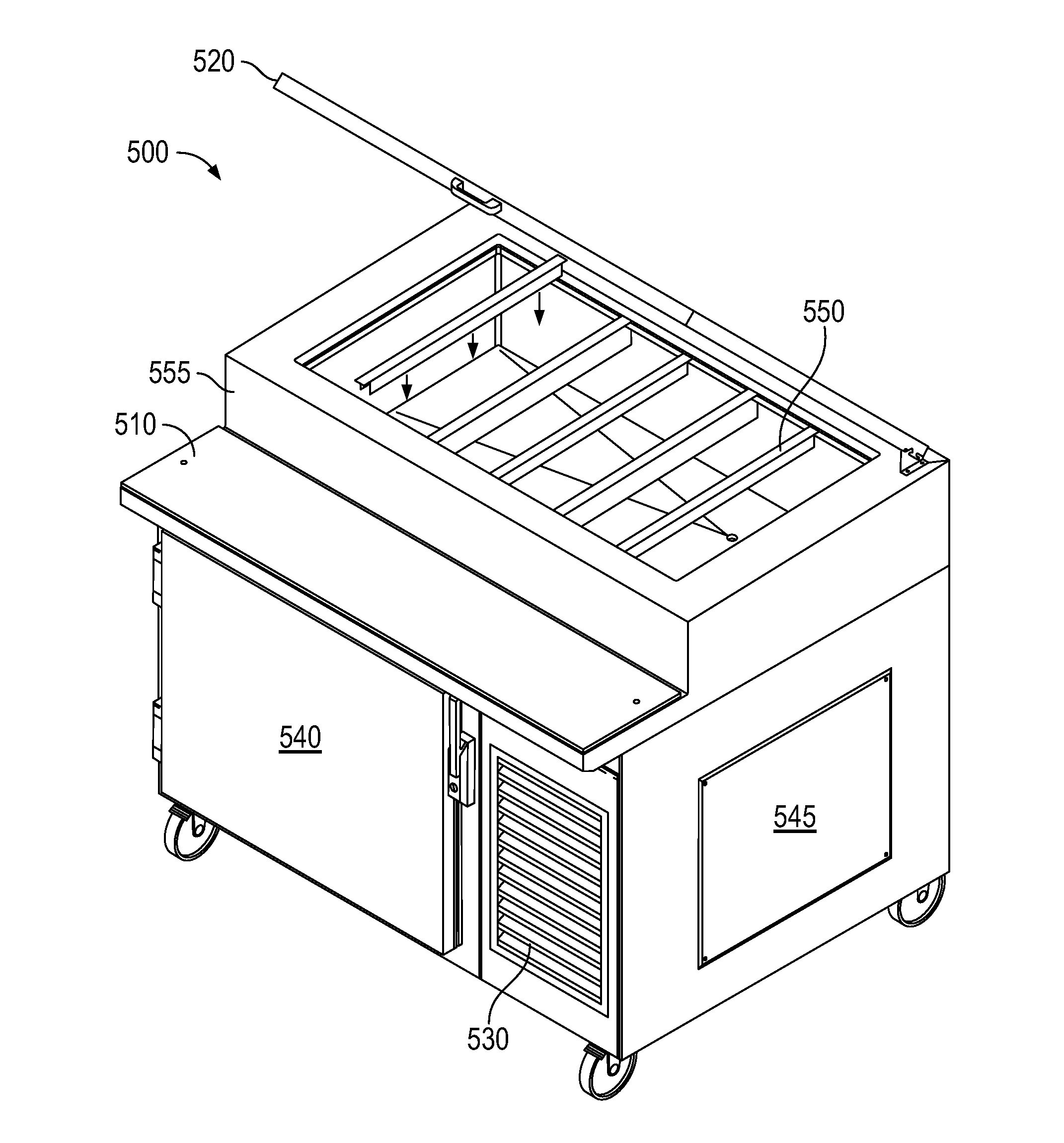 Glycol Pan Chiller Systems with Integrated Stove Top