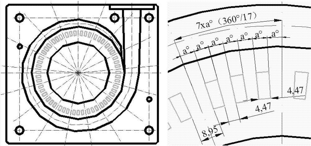 Processing method for radial slot cartridge receiver