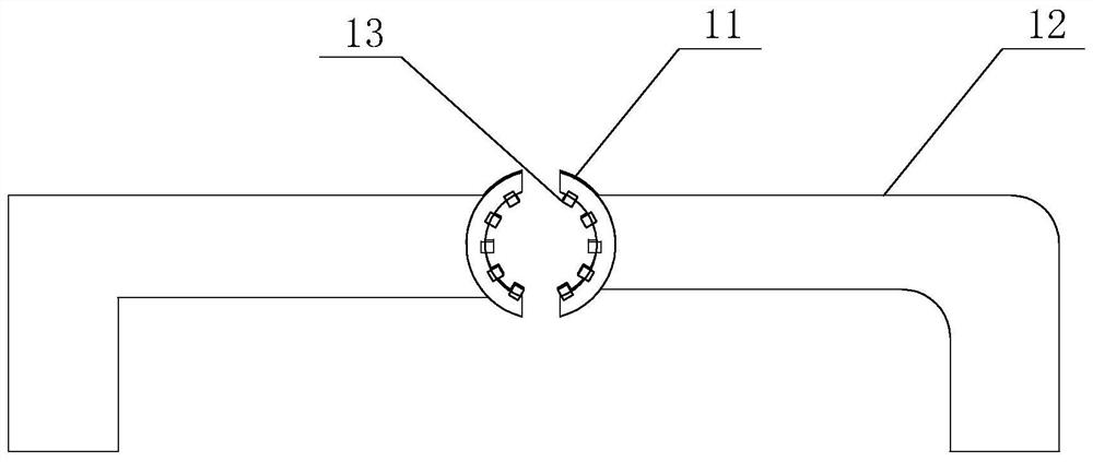 A locking component of a pneumatic measuring device