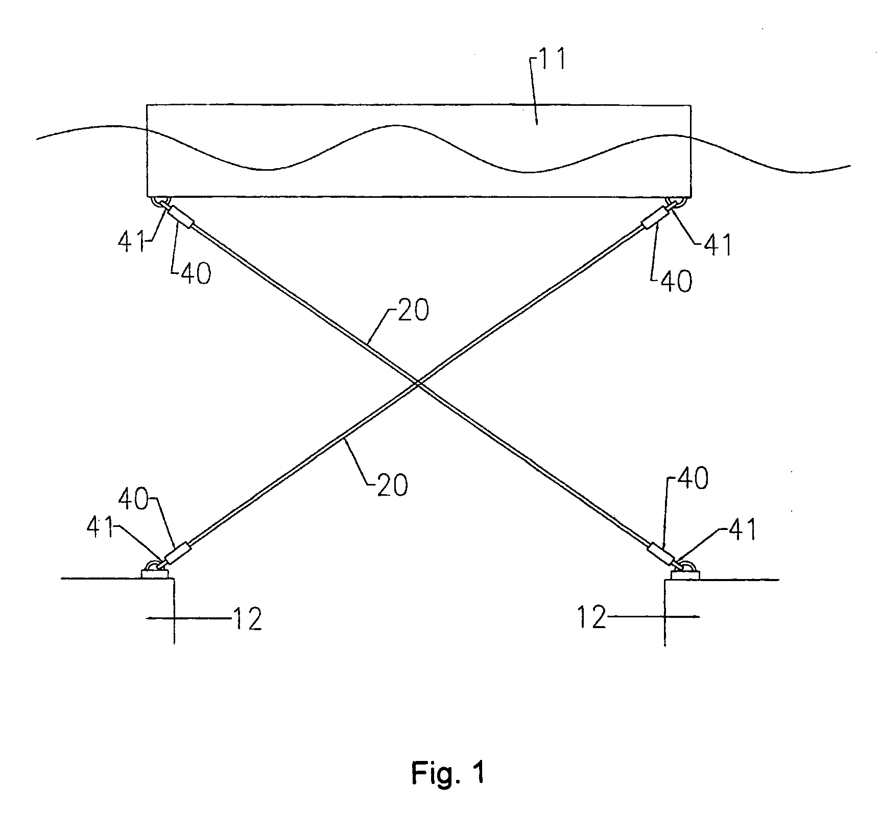 Anchoring cable with new structure and materials to buffer stress and restore elasticity