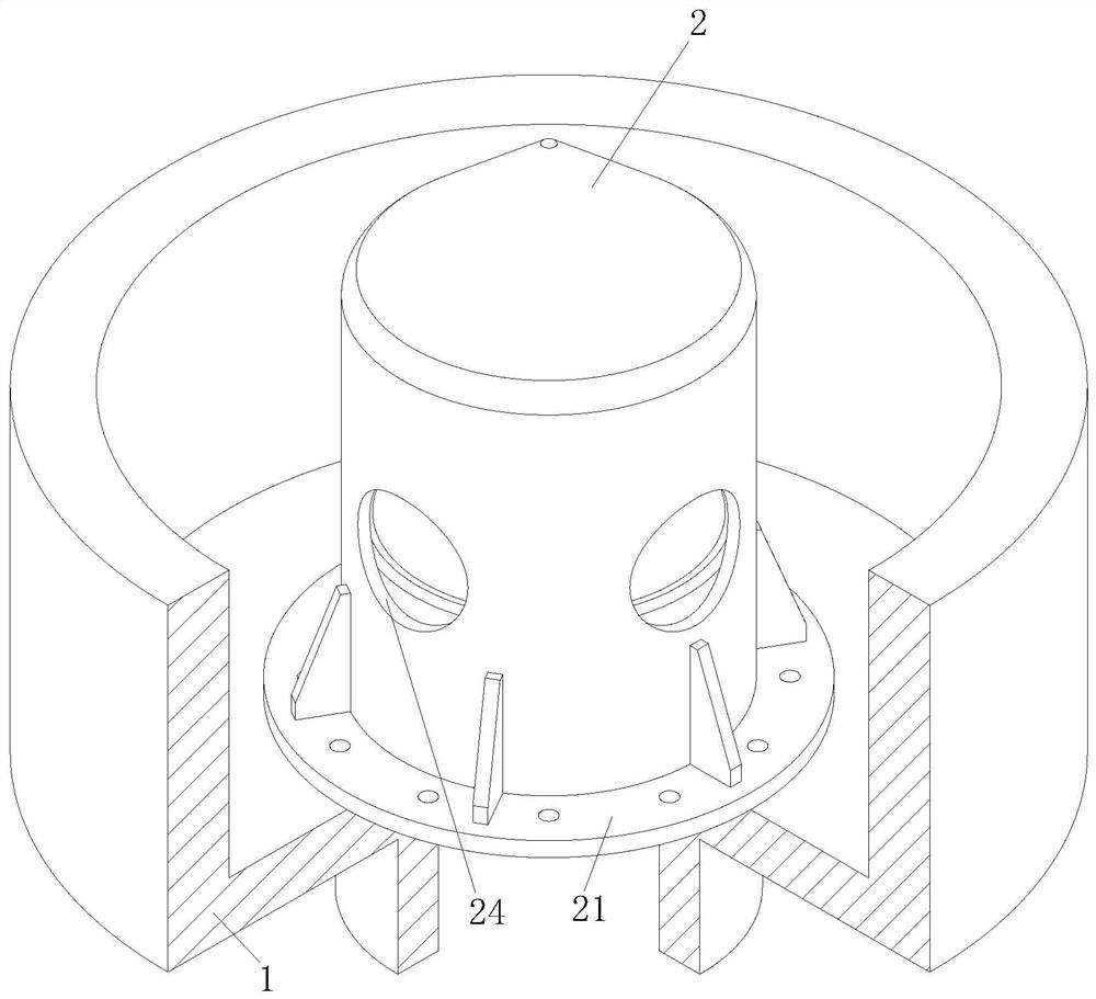 A kind of self-returning explosion-proof door for vertical air shaft in mining area