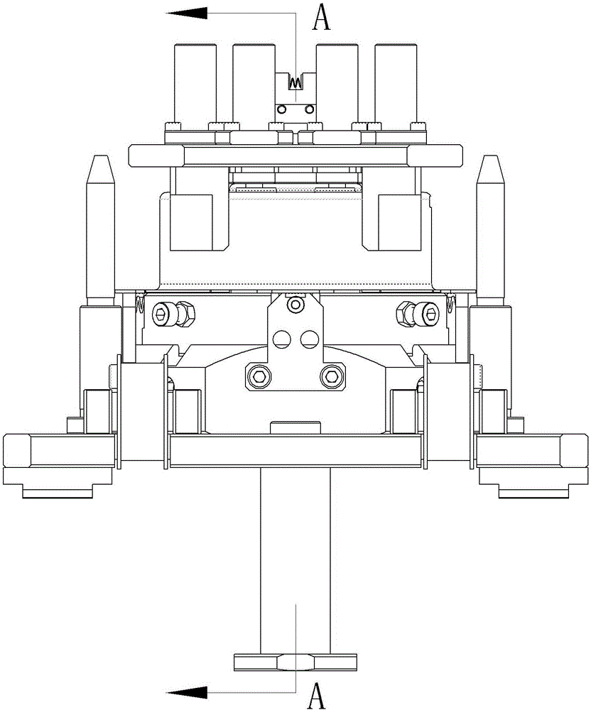 Jig structure suitable for assembly of magnetic tile