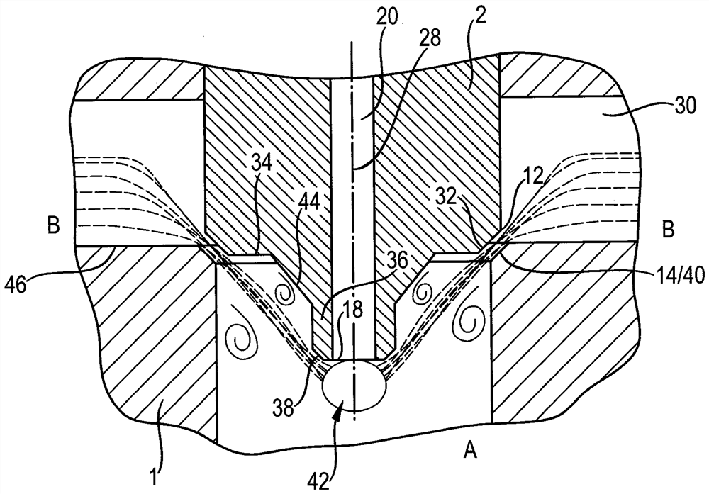 Directional valve with check valve function