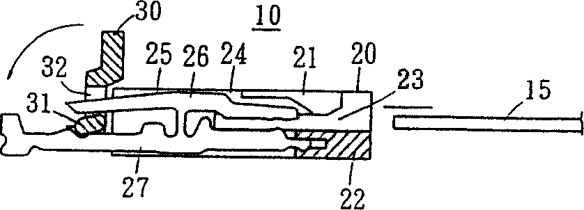 Full-plane soft circuit board connector