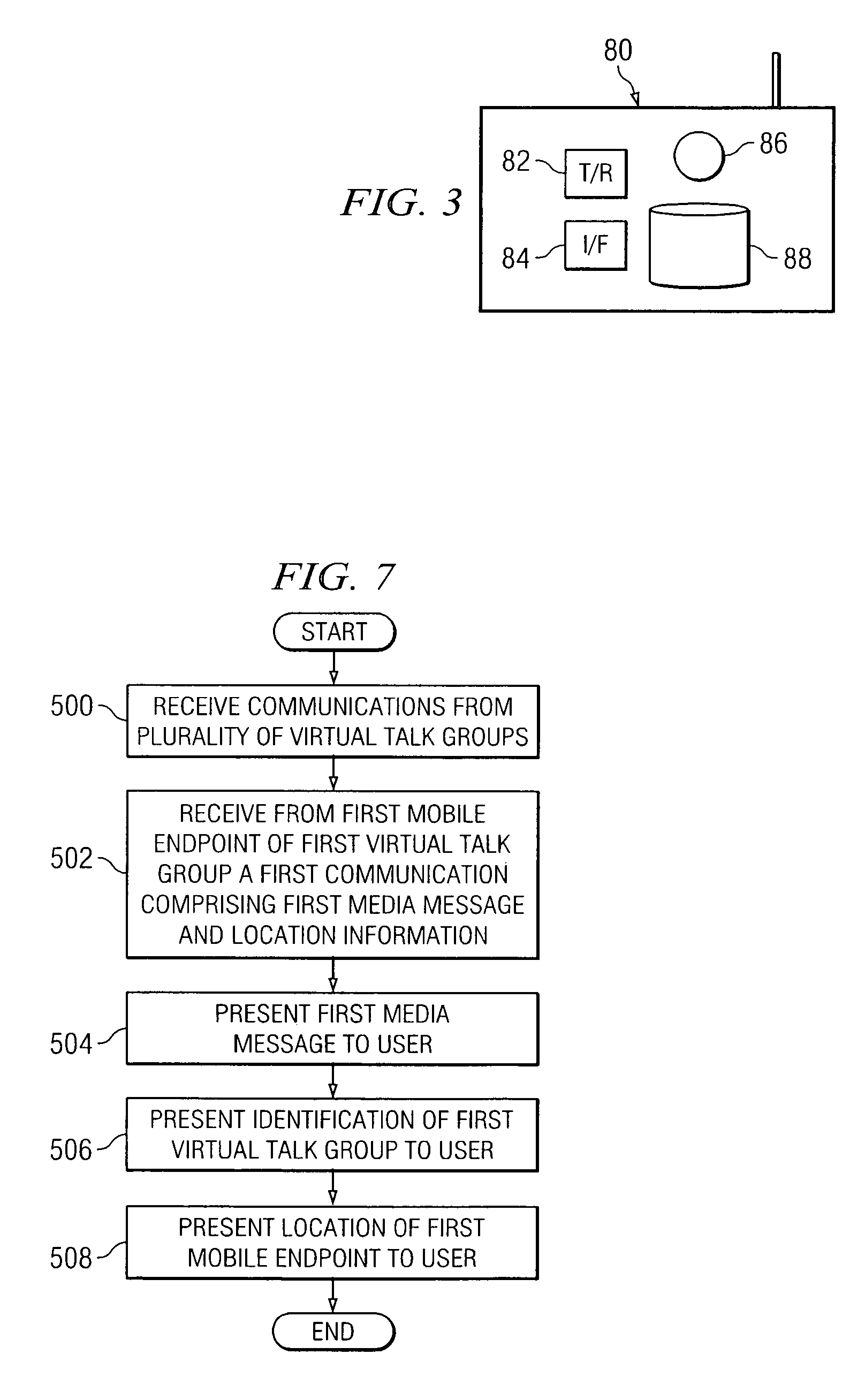 Method and system for communicating media based on location of media source