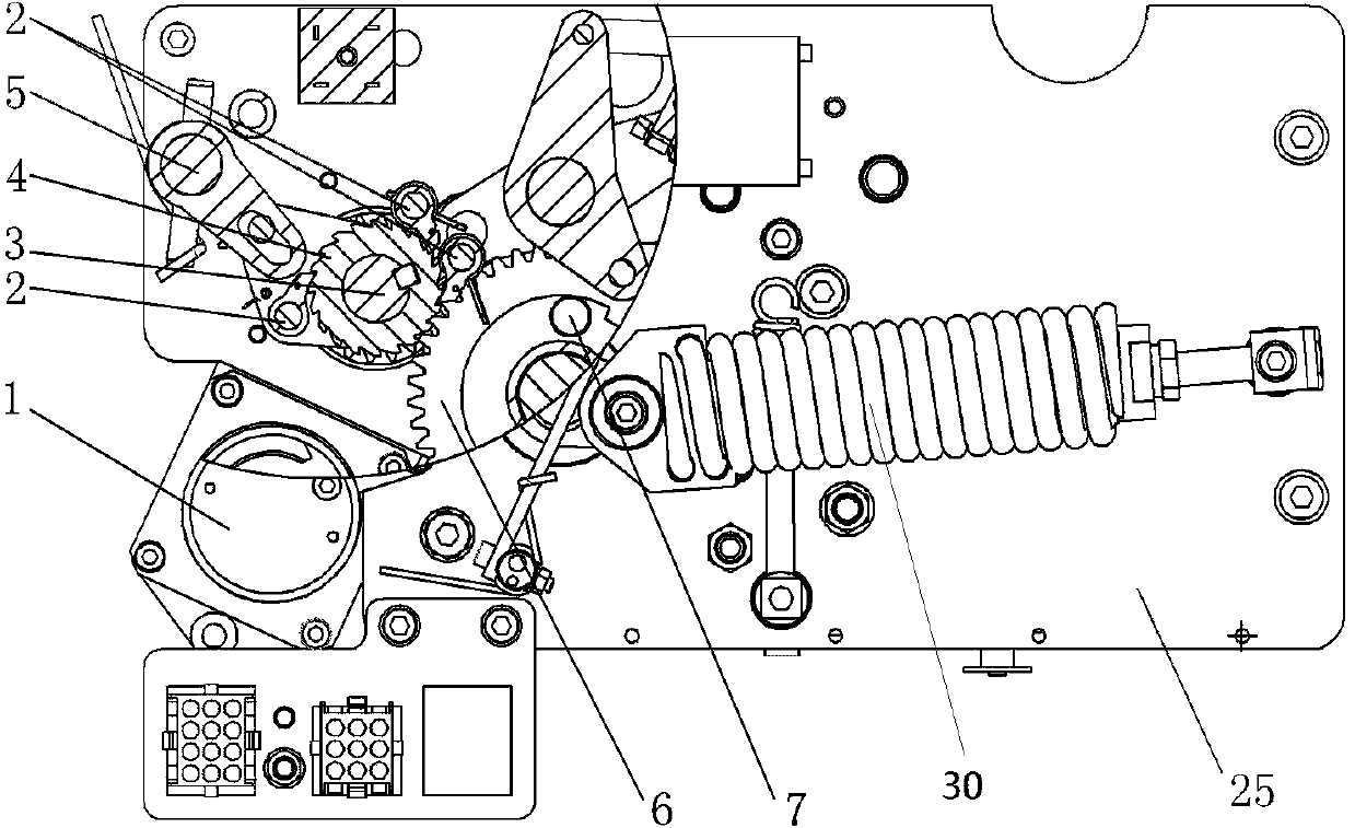 Spring operating mechanism