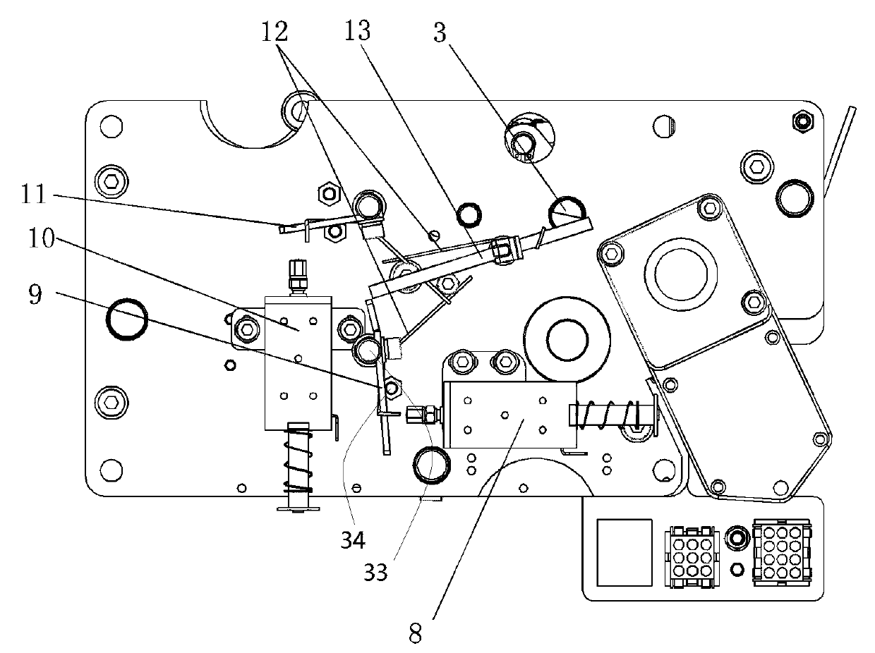 Spring operating mechanism