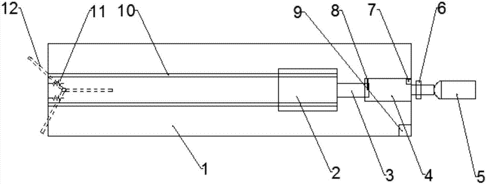 Pneumatic taking-off device of unmanned aerial vehicle