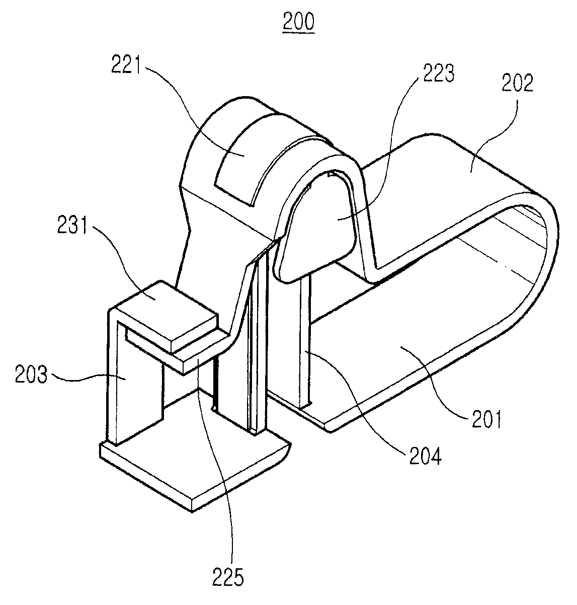 Contact terminal for electronic device