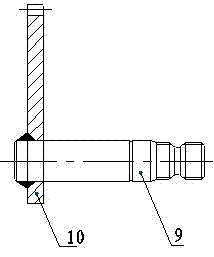 Assembling method for backswing starting mechanism of motorcycle