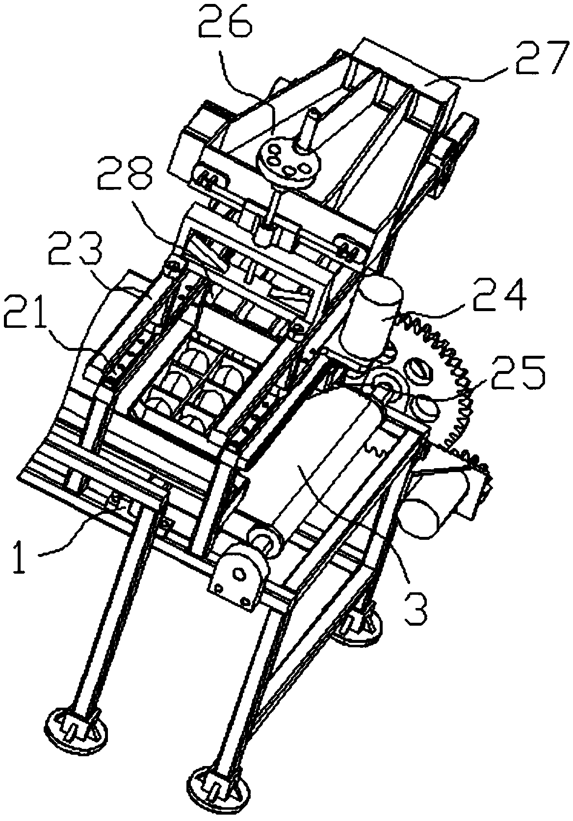 An apple packaging machine capable of stacking and collecting