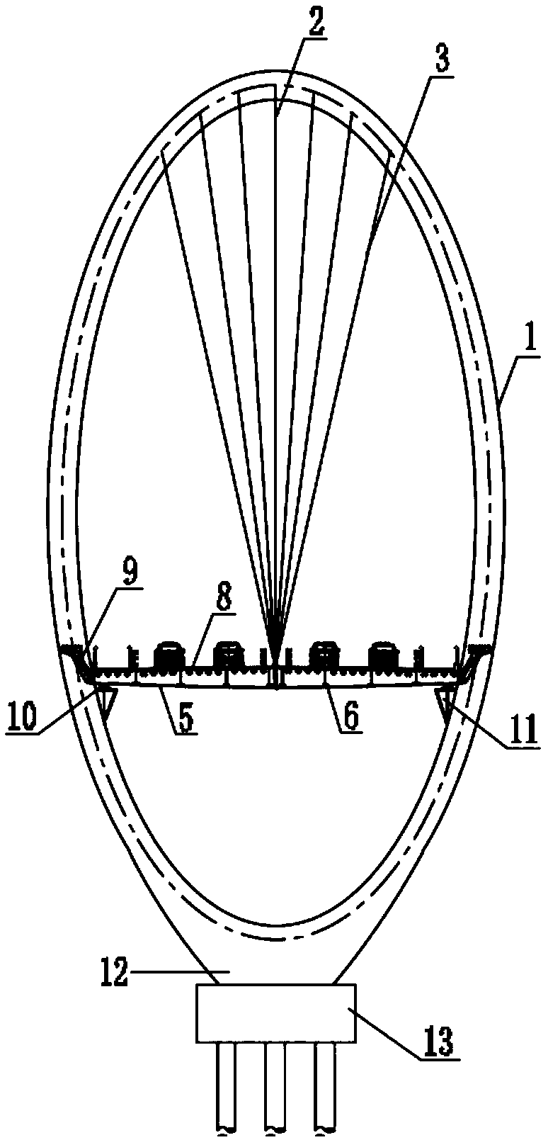 Single spiral arch and a suspension cable composite bridge structure system