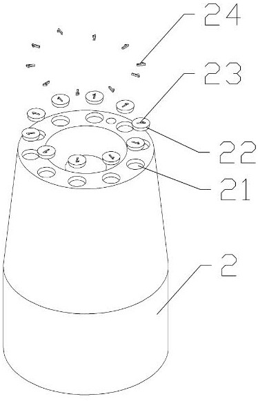 Sliding nozzle refractory material assembly and manufacturing method thereof