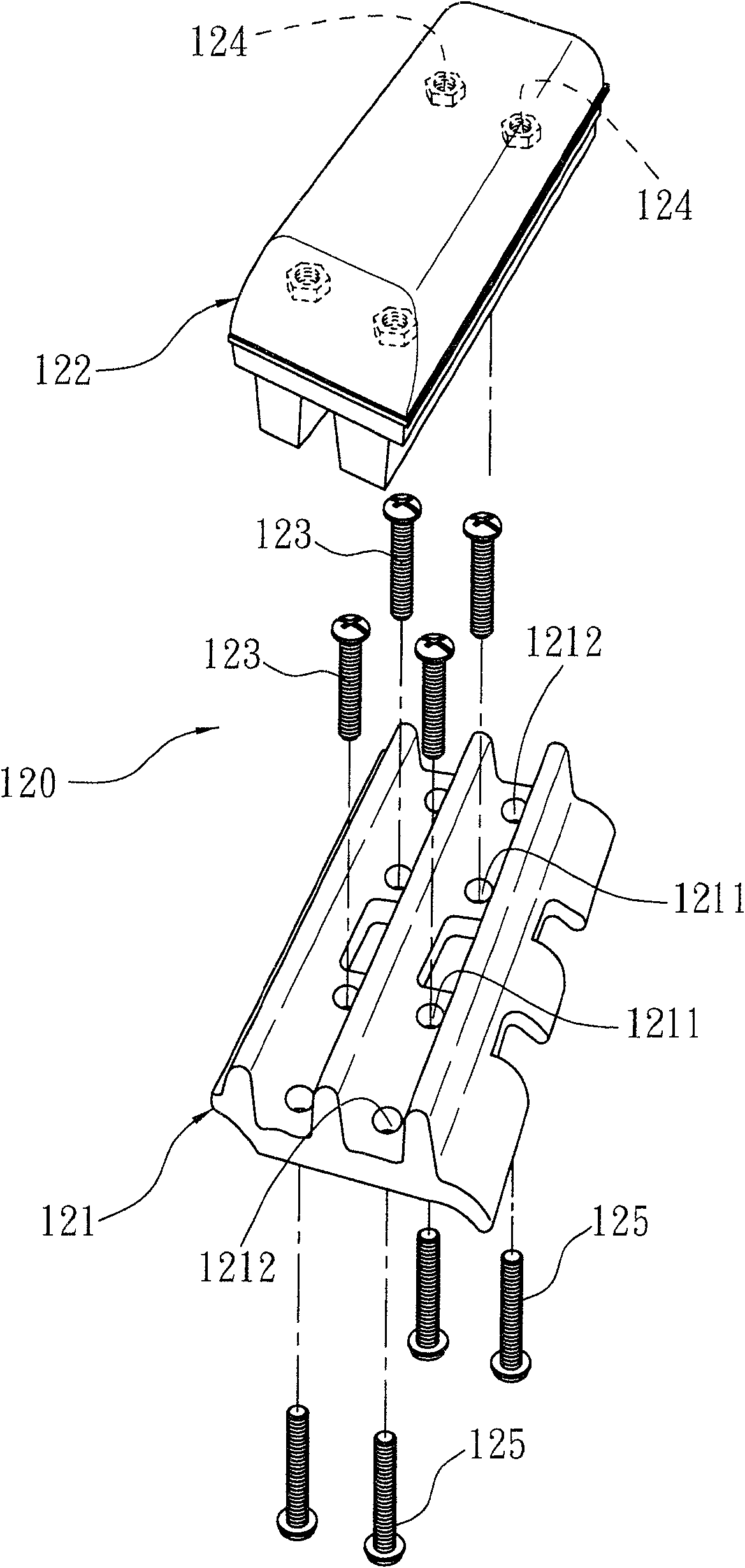 Creeper tread for track type moving implement