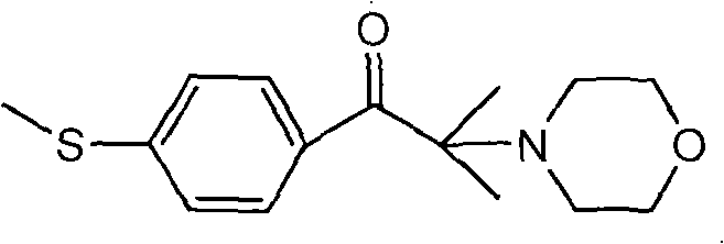 Method for synthesizing 2-methyl-1-[4-(methylthio)phenyl]-2-(4-morpholinyl)-1-propanon