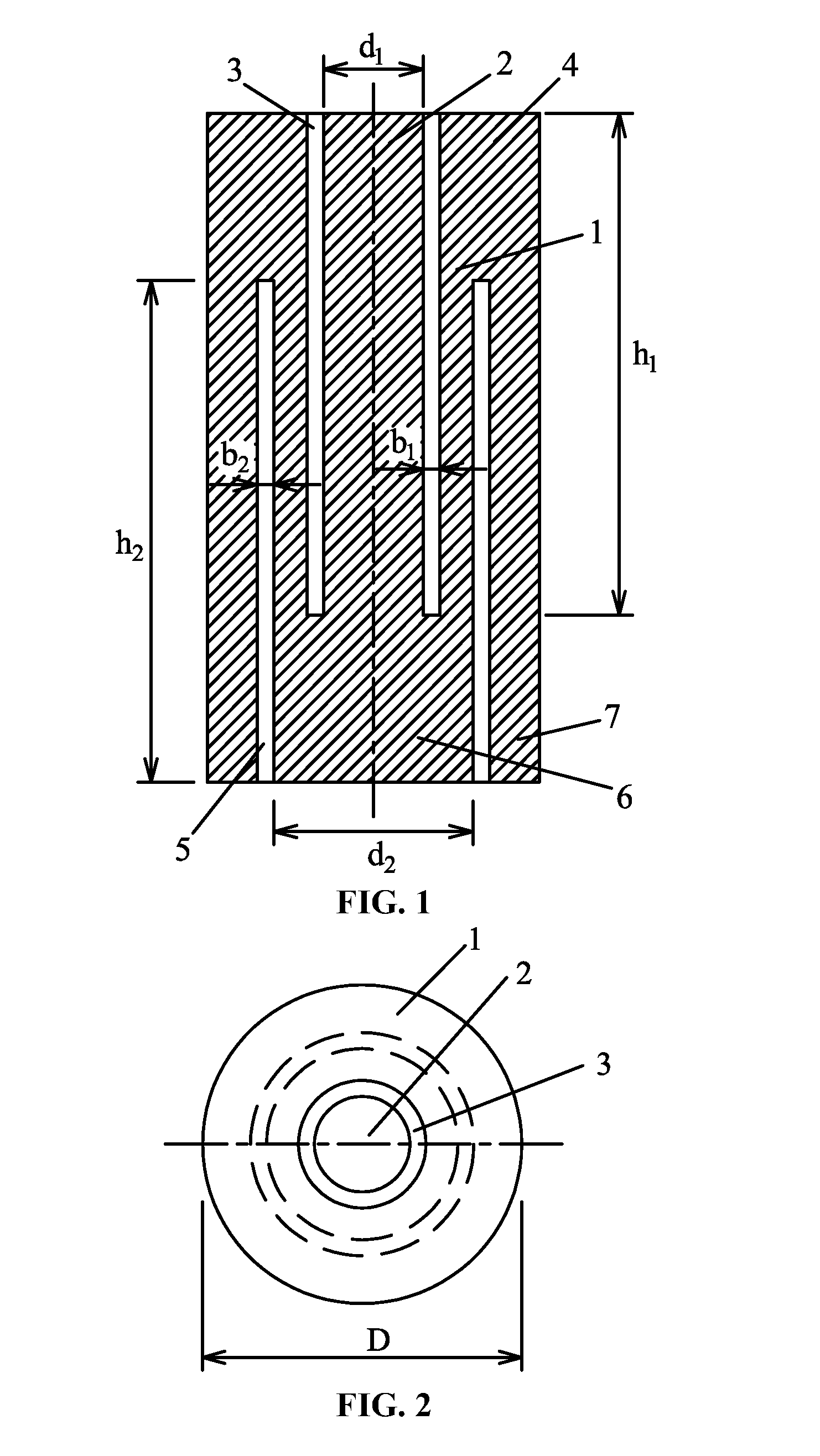 Rock specimen and method for testing direct tensile strength of the same