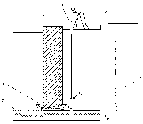 Detection method of leakage site position of underground concrete continuous wall