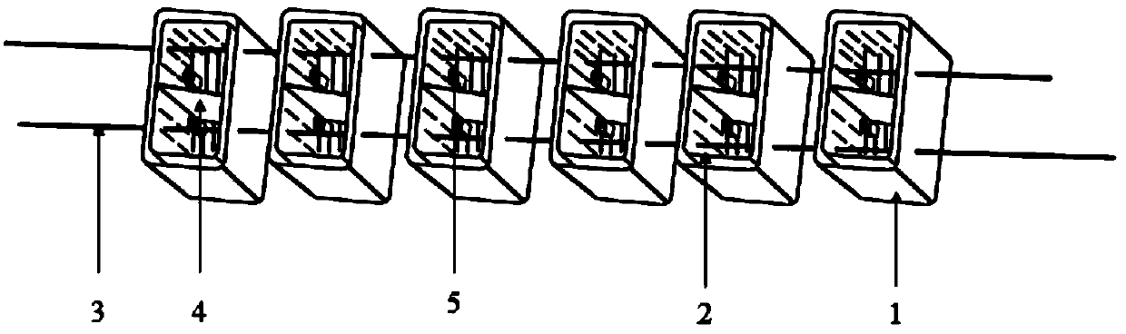 Device and method for portunus trituberculatus trotline type single body floating basket cultivation