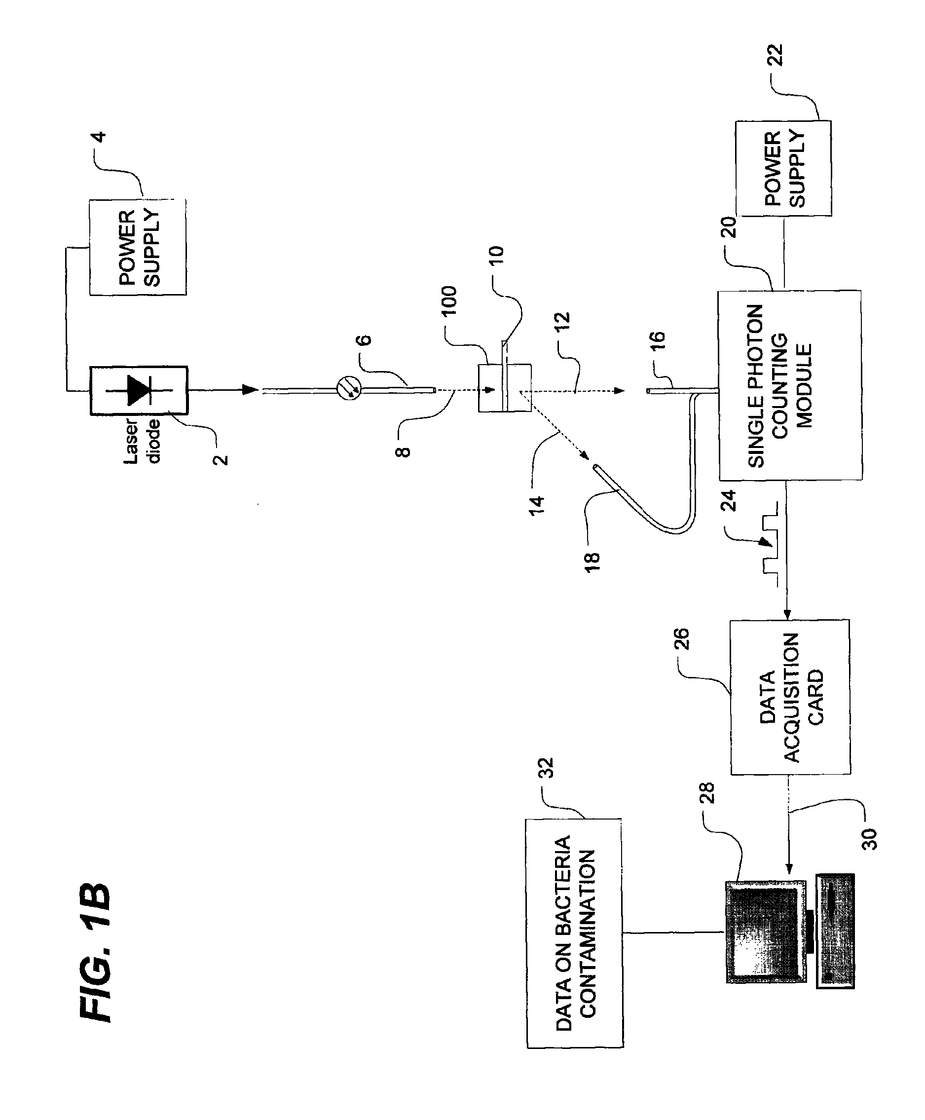 Method of detecting bacterial contamination using dynamic light scattering