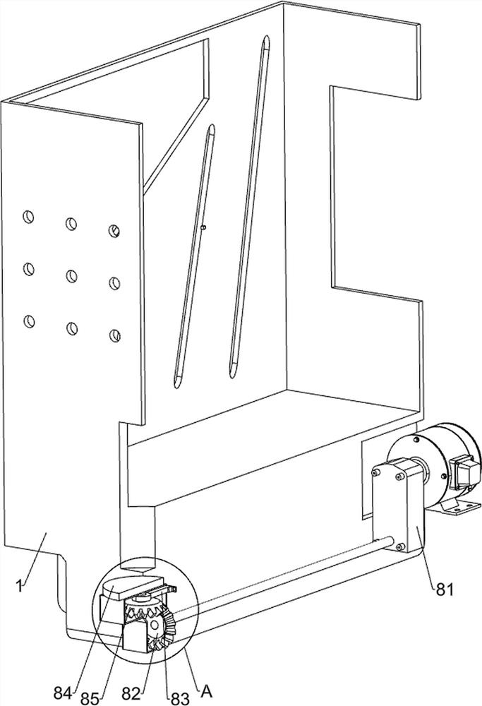 Medicine mixing and dispensing moving box for pediatric department