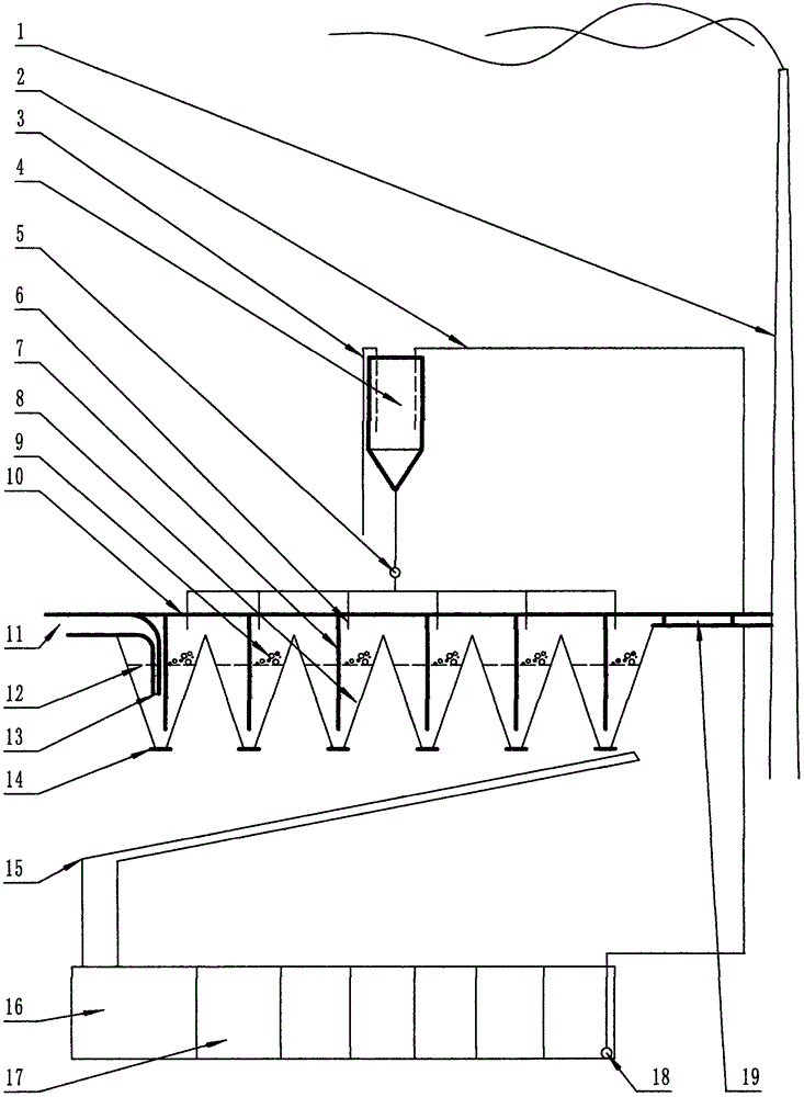 Apparatus for treating chimney smoke to prevent haze
