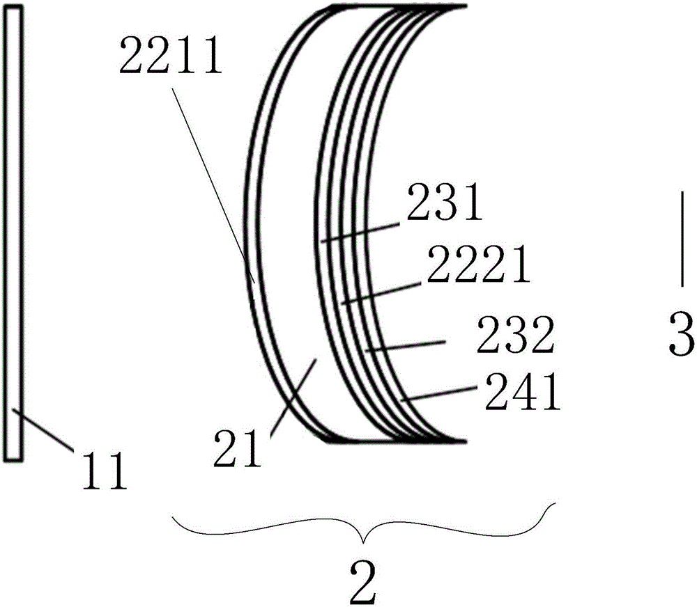 Contact lens type optical system and head-mounted display equipped with same