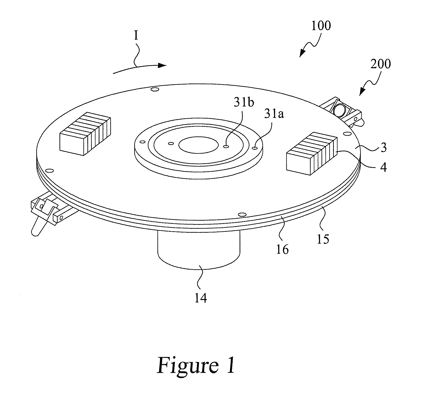 Disk-based fluid sample collection device