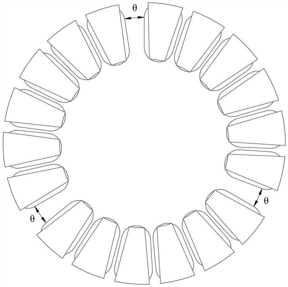 Novel stator structure based on axial flux motor