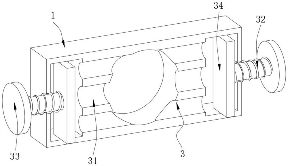 Gastroscope tube fixing structure for gastroenterology department