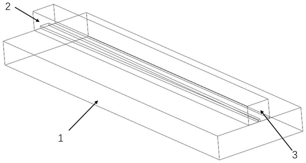 Preparation method for mode field conversion coupling structure and preparation structure of the mode field conversion coupling structure