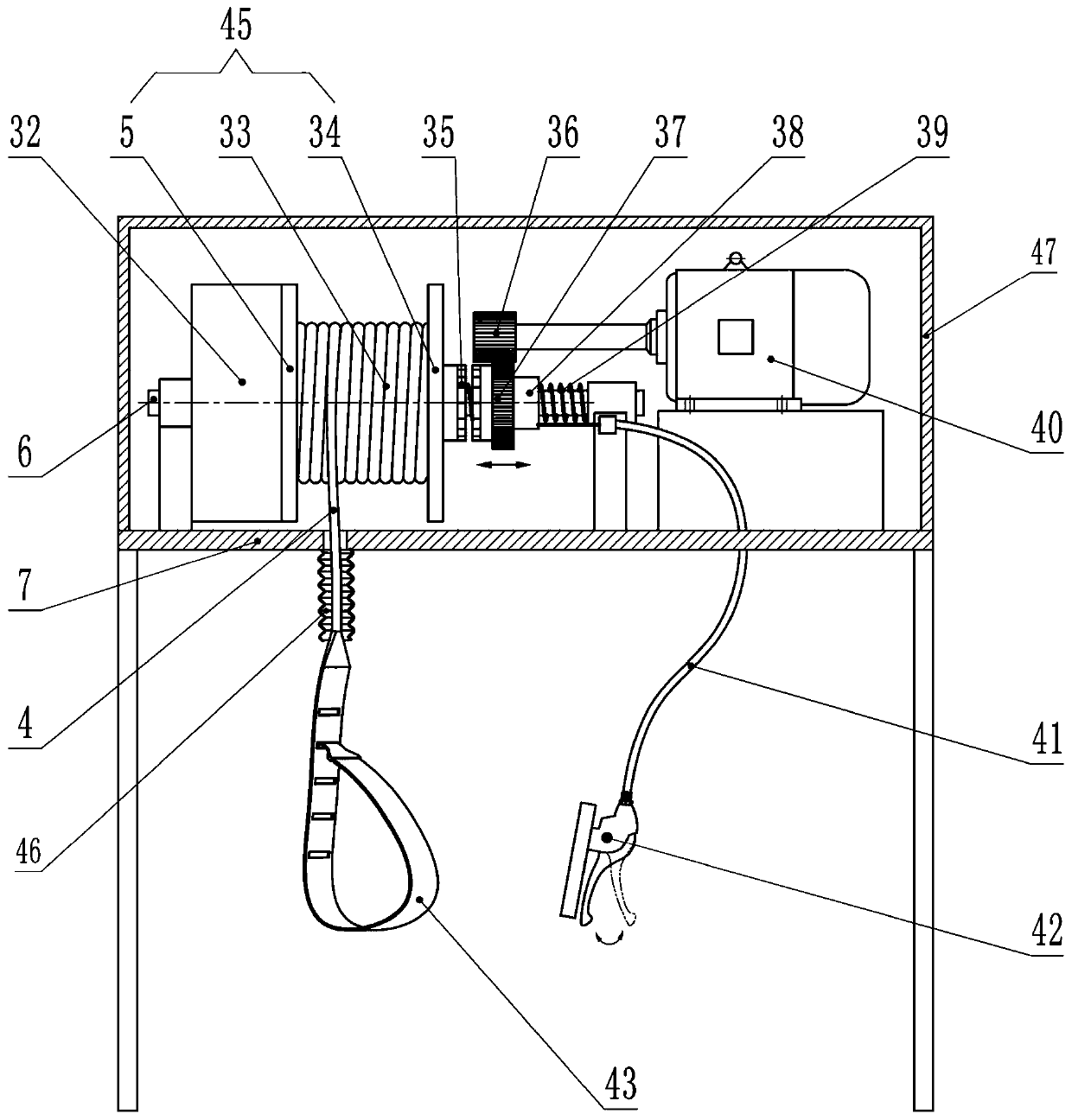 Leg lifting device for orthopedic surgery